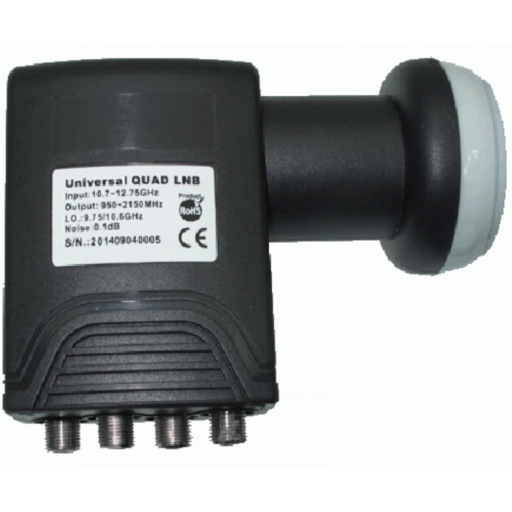 Universal Quad LNB 4K Ultra HD £24.95 SSMPS UK 020 3507 0128